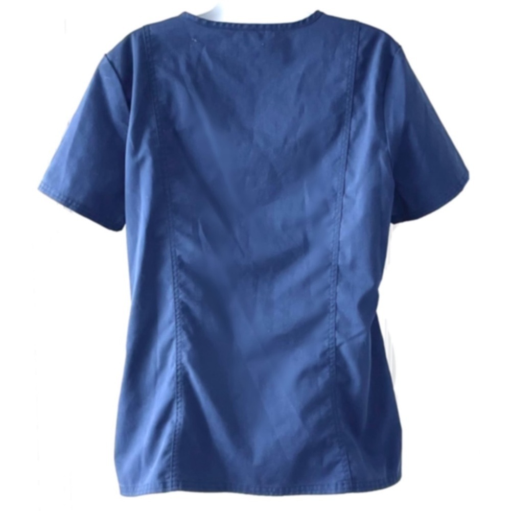 Navy Scrub Top! - Picture 4 of 4